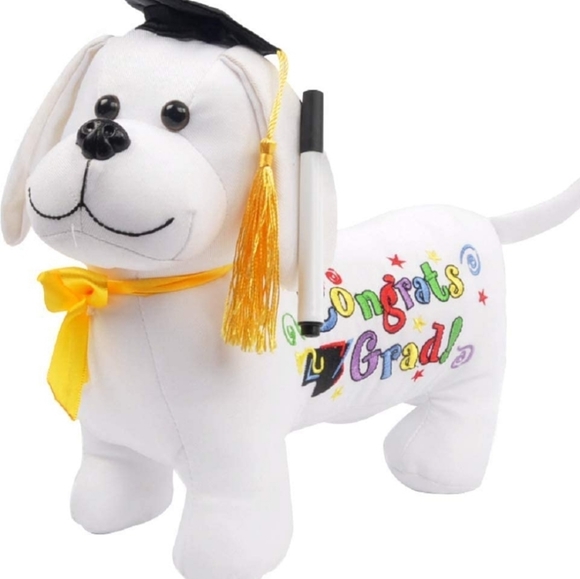 Unlisted Toys Congratulations Graduation Autograph Dog With Pen